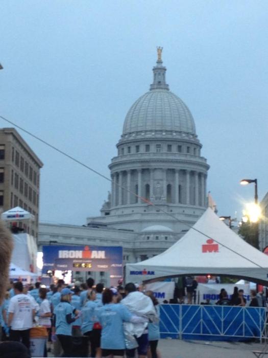 Ironman Wisconsin, State Capitol, Finish line
